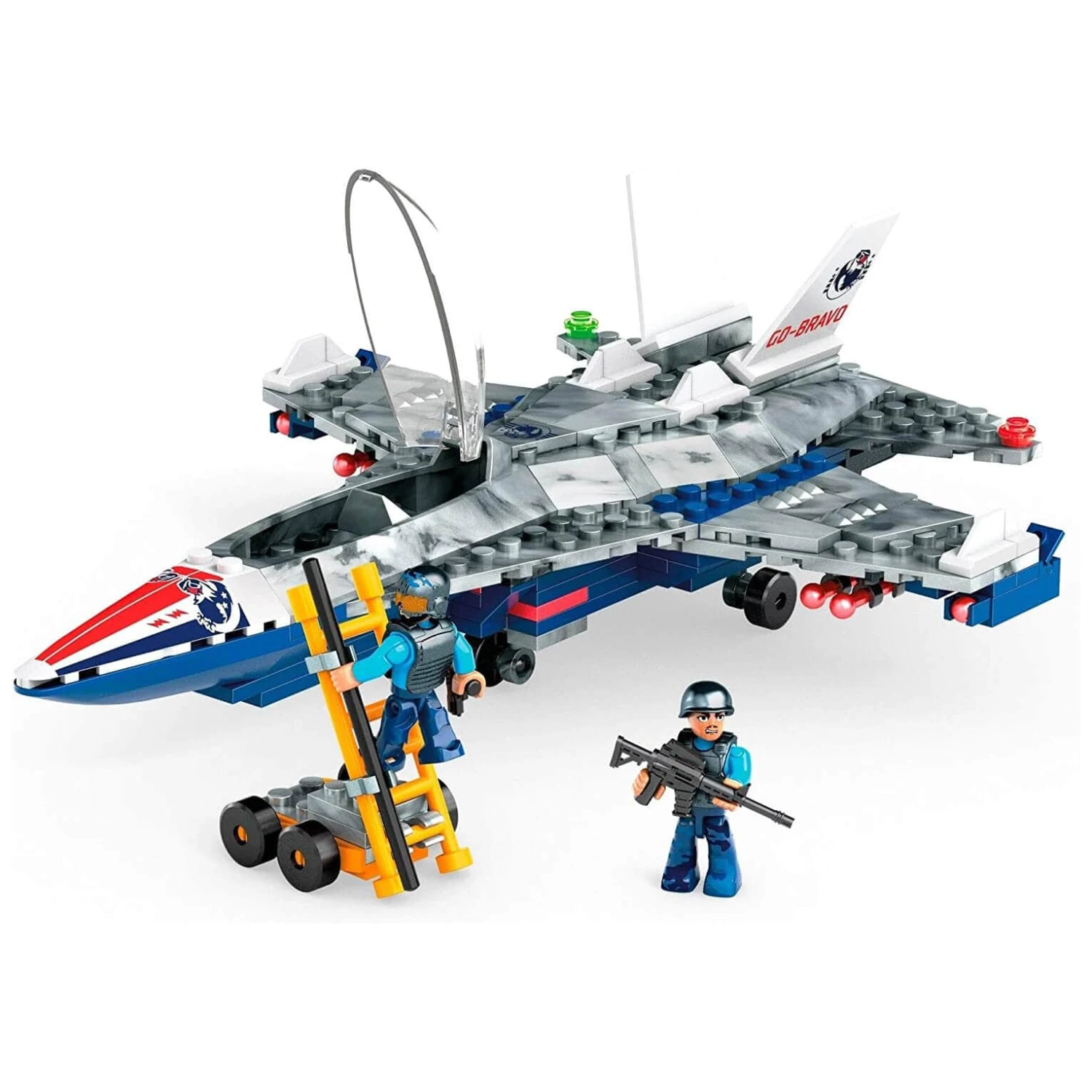 Mega Construx Fighter Jet Building Set Plane 221 Pieces Age 6+ 4 Mega Construx Fighter Jet Building Set Plane 221 Pieces Age 6+ - Image 2