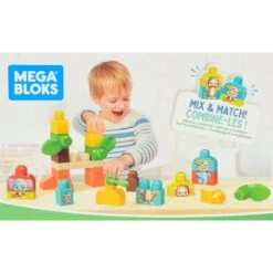 Mega Bloks Safari Friends Building Set Plant Based Blocks 30pc -Halloween Supply Store GRAGPT75 5983 9633 3 opt