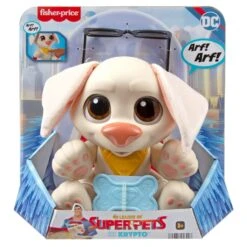 DC COMICS DC Super Pets Baby Krypto Interactive Puppy Sounds Music 20cm