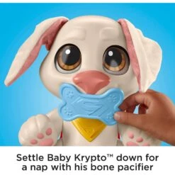DC COMICS DC Super Pets Baby Krypto Interactive Puppy Sounds Music 20cm -Halloween Supply Store GRAHGV05 6448 9655 6