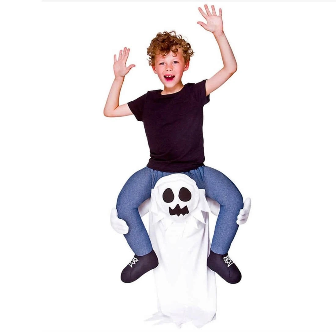 Kids Carry Me Ghost Costume Fancy Dress Halloween 8-10 Years 3 Kids Carry Me Ghost Costume Fancy Dress Halloween 8-10 Years