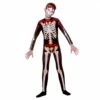 Boys Blood Dripping Skeleton Costume Jumpsuit Mask Halloween -Halloween Supply Store HB 6557 opt
