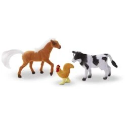 Melissa & Doug Farm Friends 10 Animals Set In Wooden Tray Barn -Halloween Supply Store HEA10594 4 opt