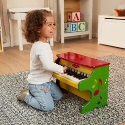 Melissa & Doug Learn To Play Piano Toy 25 Keys Solid Wood 40cm -Halloween Supply Store HEA11314 3 opt