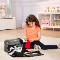 Melissa & Doug Wooden Pirate Chest Set Treasure Eye Patch Bandana 11 Melissa & Doug Wooden Pirate Chest Set Treasure Eye Patch Bandana -Halloween Supply Store HEA12576 4 opt