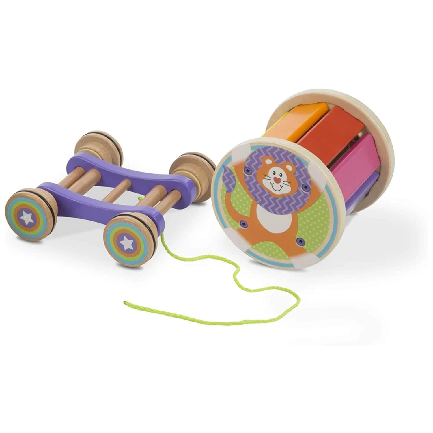 Pull & Play Xylophone Wooden Musical Toy Melissa & Doug 18m+ 4 Pull & Play Xylophone Wooden Musical Toy Melissa & Doug 18m+ - Image 2