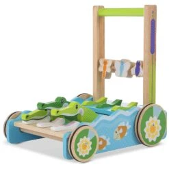 Melissa & Doug Chomp & Clack Alligator Wooden Push Along Toy 9 Melissa & Doug Chomp & Clack Alligator Wooden Push Along Toy -Halloween Supply Store HEA13129 3 opt