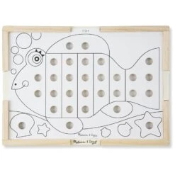 Melissa & Doug Sort & Snap Colour Match Wooden Frame Play Board -Halloween Supply Store HEA14313 5 opt