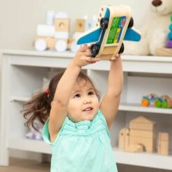 Melissa & Doug Wooden Airplane 9 Pieces Toy Figures Suitcases -Halloween Supply Store HEA19394 5 opt