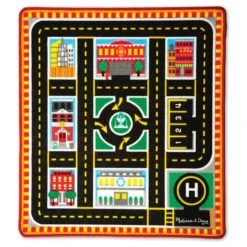 Melissa & Doug Large Activity Rug Play Mat With Accessories 100cm -Halloween Supply Store HEA19406 1 opt