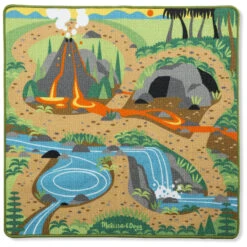Melissa & Doug Large Activity Rug Play Mat With Accessories 100cm -Halloween Supply Store HEA19427 1 opt