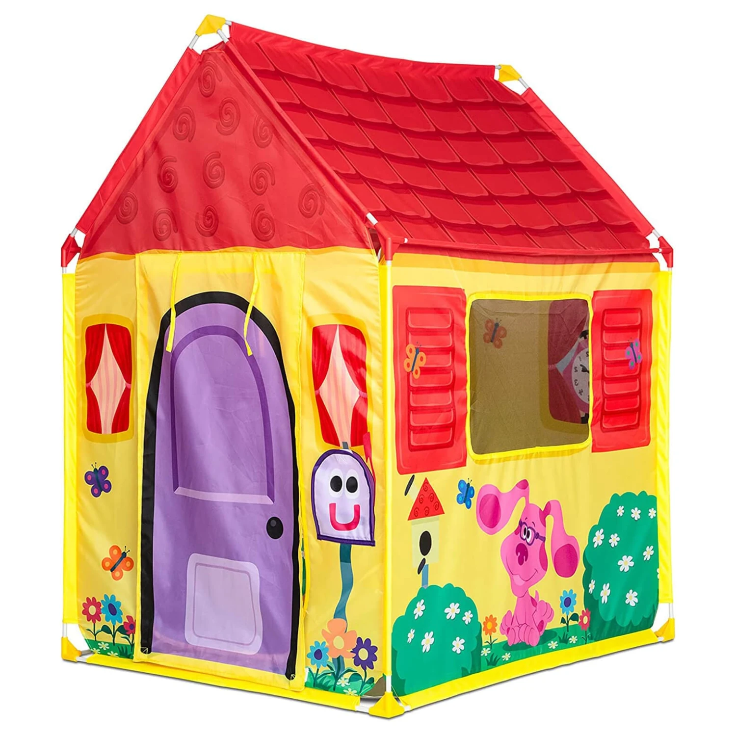Melissa & Doug Blue's House Play Tent Indoor Outdoor 1.2m 3 Melissa & Doug Blue's House Play Tent Indoor Outdoor 1.2m