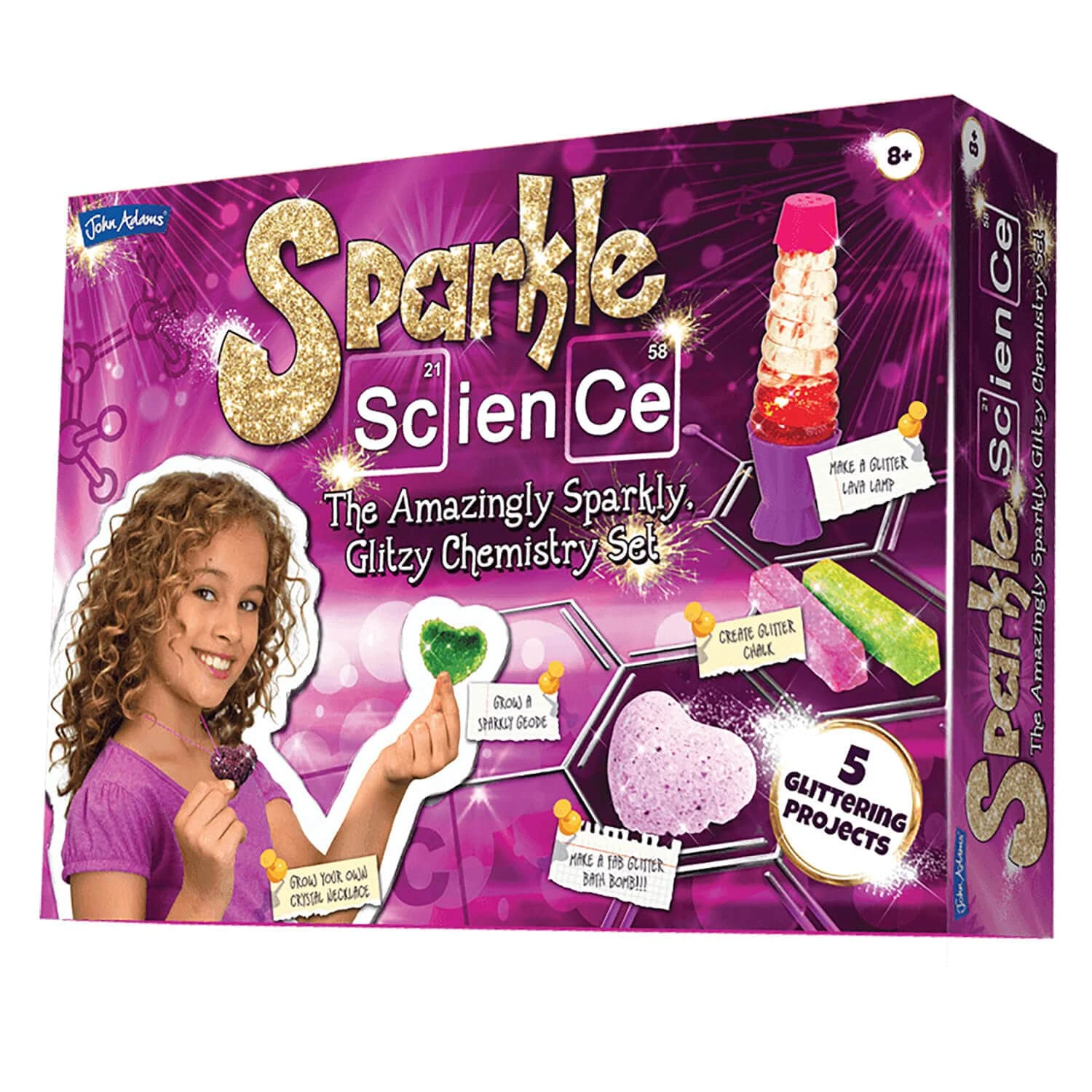 Sparkle Science Chemistry Set John Adams 5 Projects Age 8+ 3 Sparkle Science Chemistry Set John Adams 5 Projects Age 8+