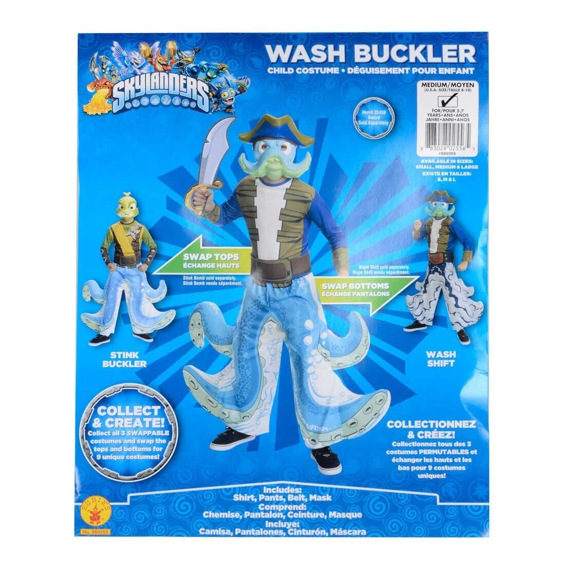 Skylanders Costume Kids Fancy Dress Character With Mask 5 Skylanders Costume Kids Fancy Dress Character With Mask - Image 3