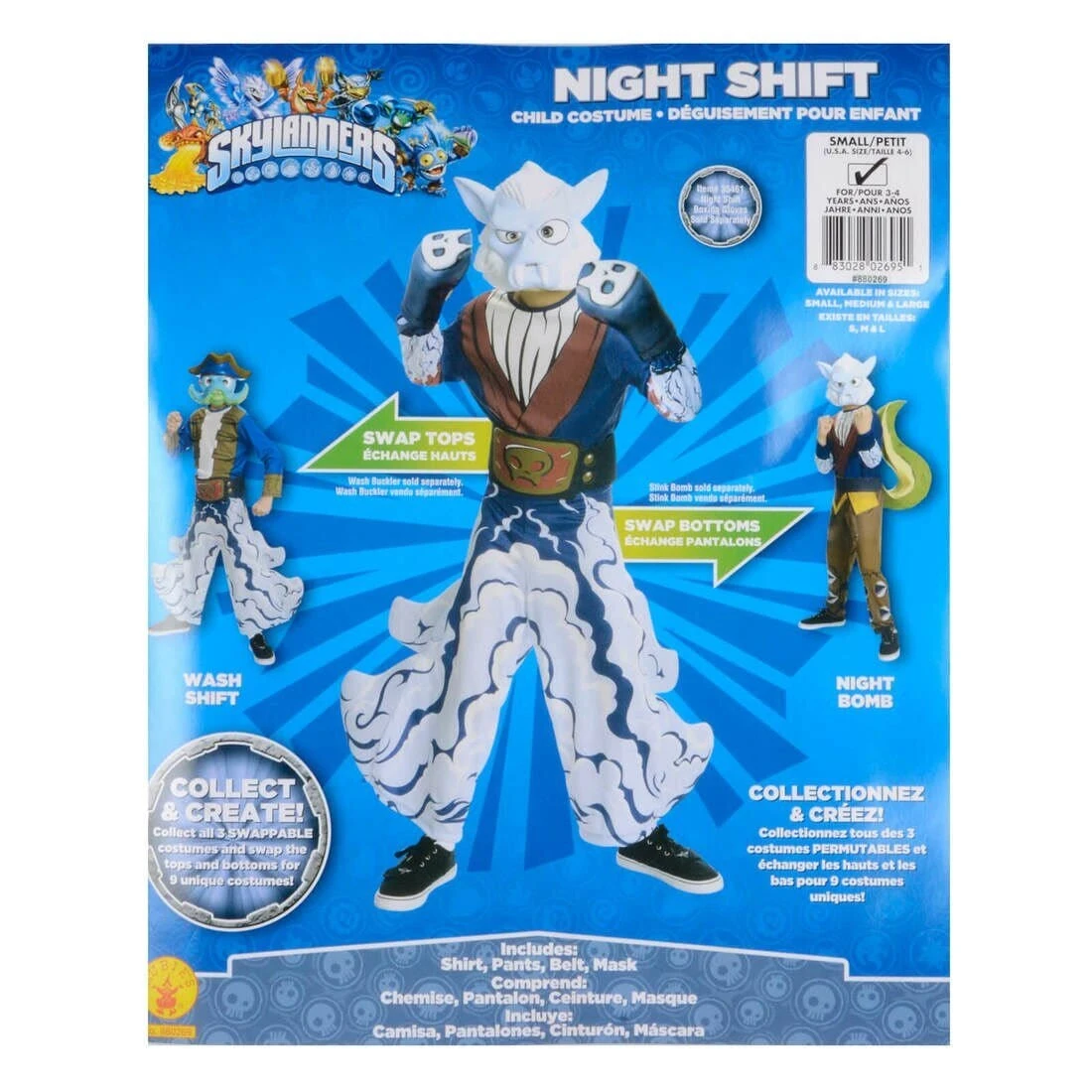 Skylanders Costume Kids Fancy Dress Character With Mask 3 Skylanders Costume Kids Fancy Dress Character With Mask