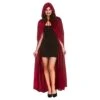 Adults Deluxe Velvet Hooded Cape Dark Red Vampire 140cm 2 Adults Deluxe Velvet Hooded Cape Dark Red Vampire 140cm -Halloween Supply Store HF 5141 1600 1 94683.1568364919.1100.1100