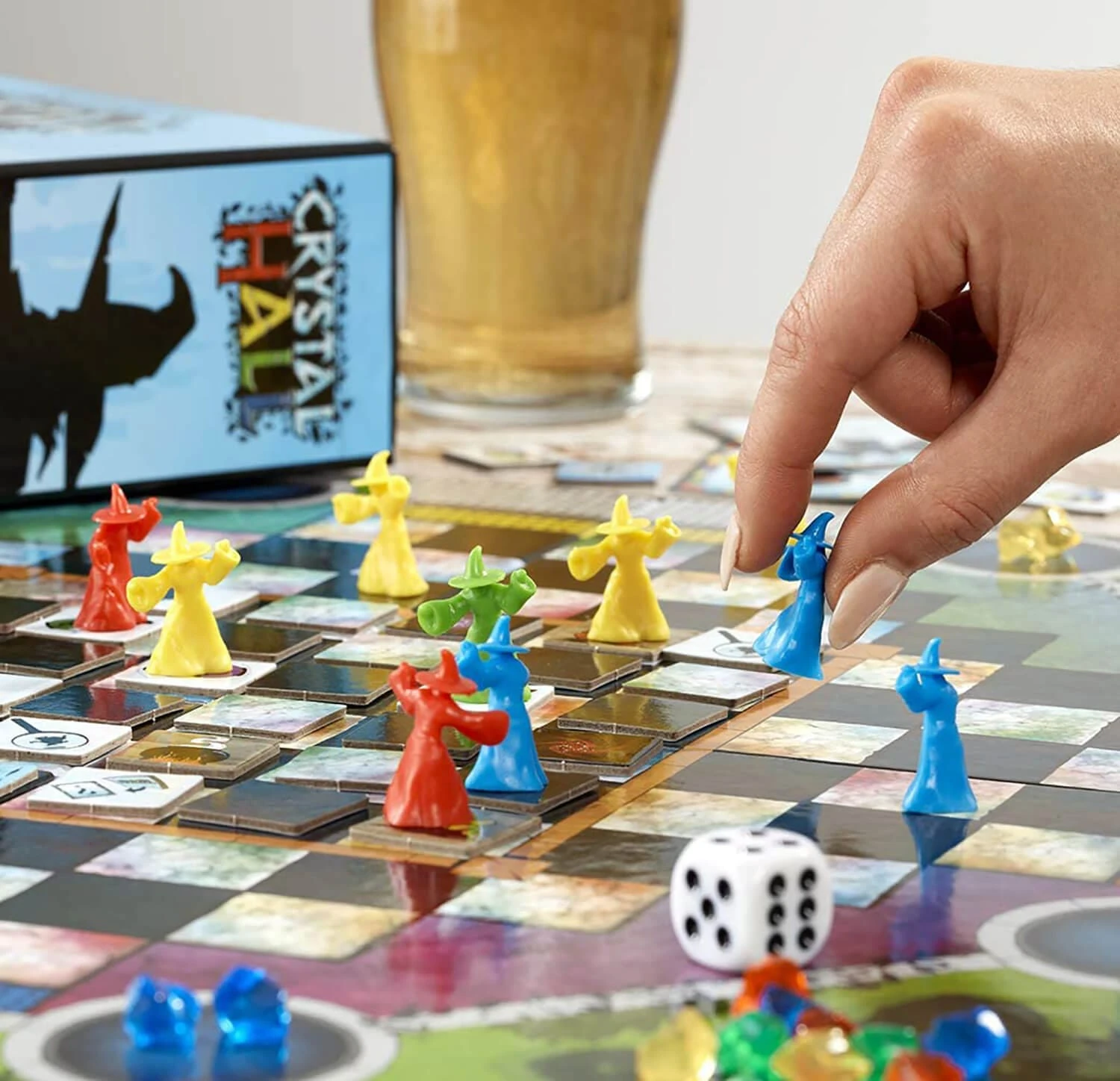 Gibsons Crystal Hall Strategy Board Game Wizards Team Quest Age 10+ 4 Gibsons Crystal Hall Strategy Board Game Wizards Team Quest Age 10+ - Image 2