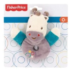 Fisher Price Fisher-Price Plush Animal Ring Baby Toy With Rattle 12cm -Halloween Supply Store PRIFP10092 45577.1573741657.1100.1100