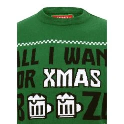 Mens Novelty Christmas Jumper All I Want For Xmas Is Booze -Halloween Supply Store SRG1A13462 F J 1600 3 27669.1570016124.1100.1100
