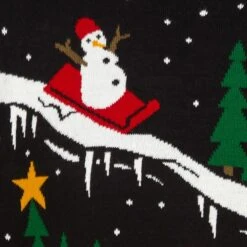 Mens To The Pub Snowman Christmas Jumper -Halloween Supply Store SRG1A17077 A 3.opt