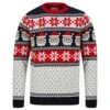 Mens Christmas Jumper Santa Snowflake Traditional 2 Mens Christmas Jumper Santa Snowflake Traditional -Halloween Supply Store SRG1A17078 F 1.opt