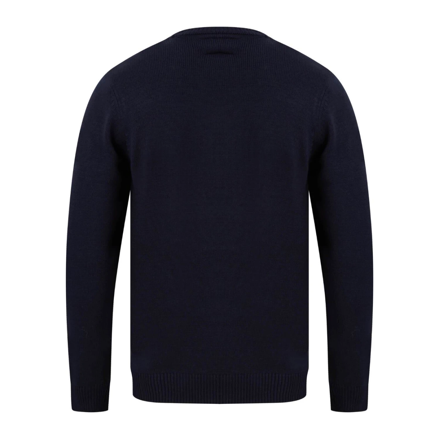 Mens Classic Rudolph Faux Fur Christmas Jumper 3D Pom Pom 4 Mens Classic Rudolph Faux Fur Christmas Jumper 3D Pom Pom - Image 2