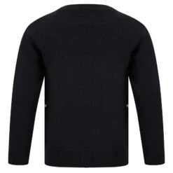 Kids Christmas Jumper Smiling Reindeer Snowflakes Fair Isle -Halloween Supply Store SRG2A17151 F 2 opt