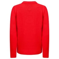 Ladies Christmas Jumper Polar Bear Ice Skating Red -Halloween Supply Store SRG3A15865 A 2.opt