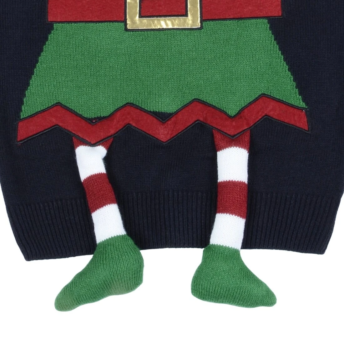 Hooded Christmas Jumper Elf Body With Legs Novelty Unisex 4 Hooded Christmas Jumper Elf Body With Legs Novelty Unisex - Image 2
