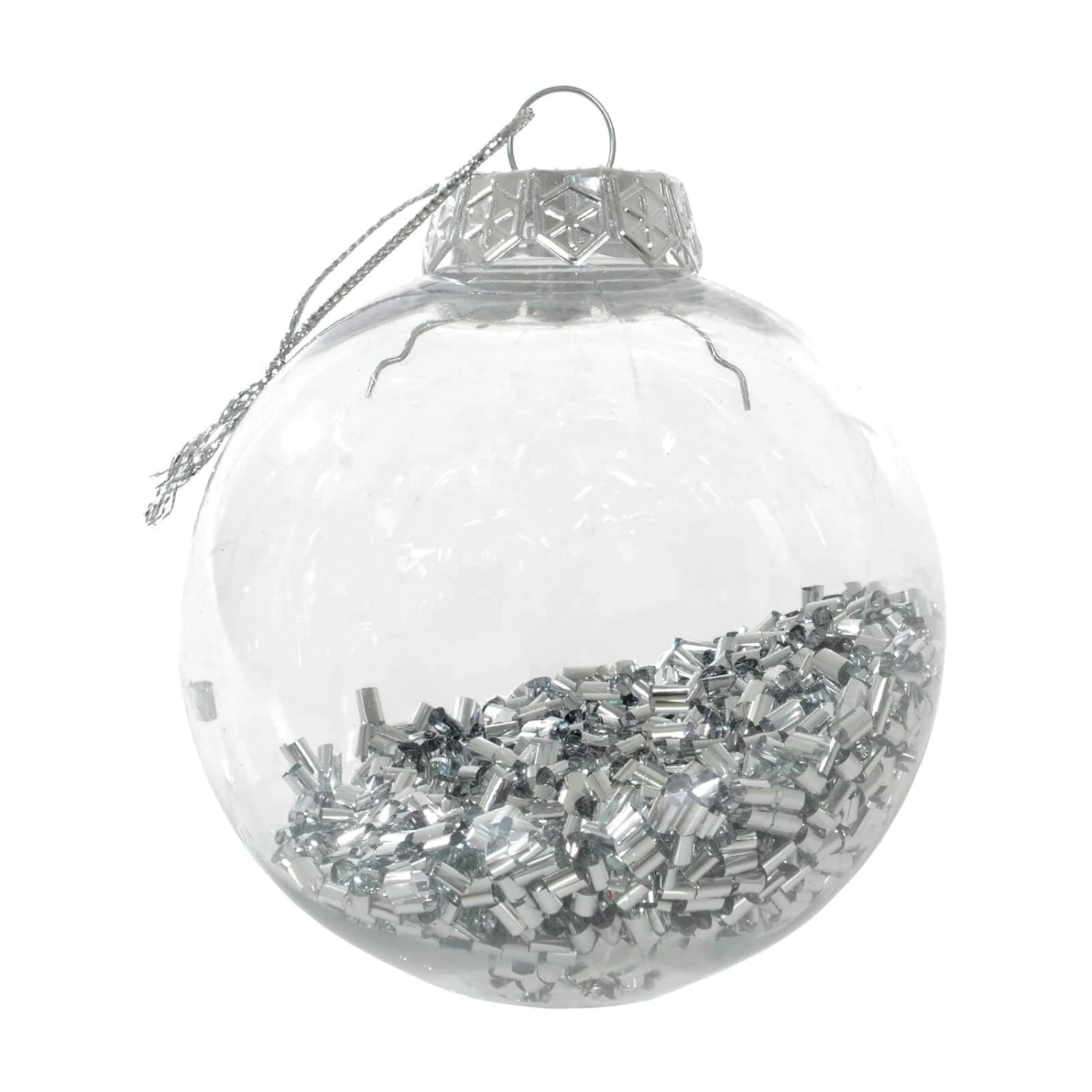 9pk Metallic Foil Filled Shaker Christmas Tree Baubles 8cm 13 9pk Metallic Foil Filled Shaker Christmas Tree Baubles 8cm - Image 11