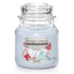 Yankee Candle Christmas Scent Medium Jar Festive 340g 60 Hours -Halloween Supply Store UBL1631520E opt