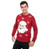 Mens Christmas Jumper Novelty Santa Head Musical Jingle Bells 1 Mens Christmas Jumper Novelty Santa Head Musical Jingle Bells -Halloween Supply Store VISMW05820MCP 1600 1 68933.1547478609.1100.1100