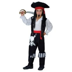 Boys Captain Blackheart Caribbean Pirate Halloween Costume