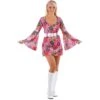 Womens Retro Go-Go Girl Flower Party Halloween Costume -Halloween Supply Store WKDEF 2060 1600 1 02050.1517219798.1100.1100