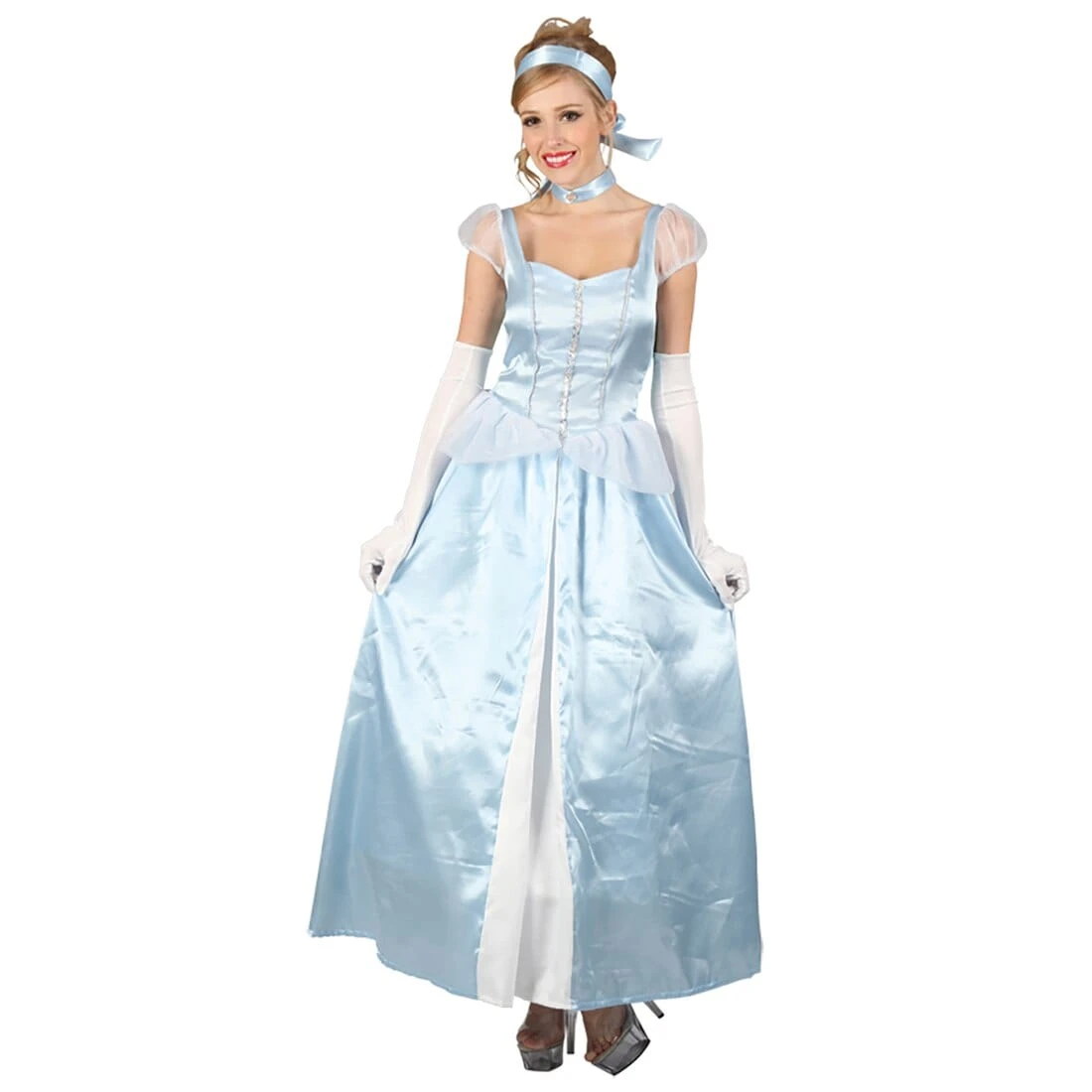 Womens Sweet Cinders Cinderella Princess Halloween Costume 3 Womens Sweet Cinders Cinderella Princess Halloween Costume