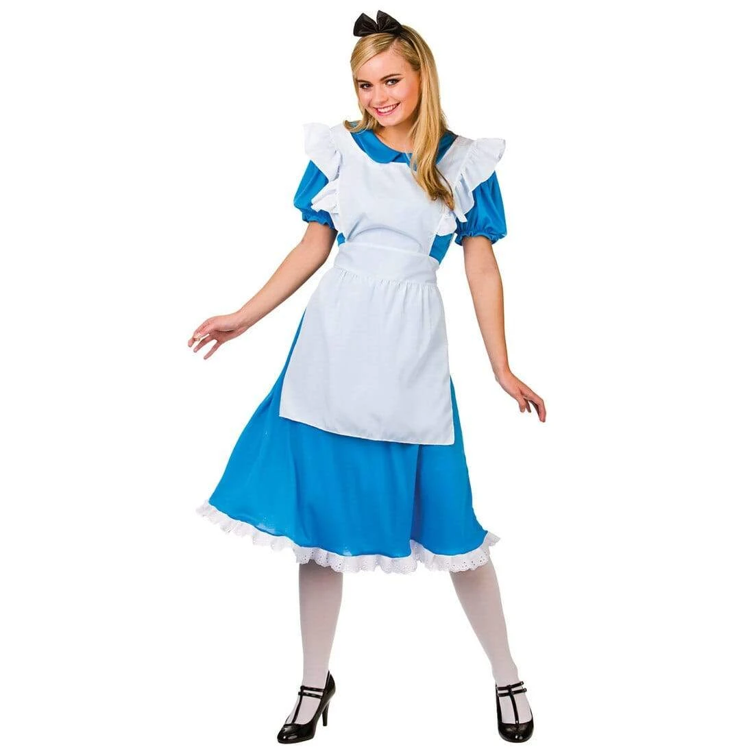 Womens Classic Storybook Alice Fancy Dress Halloween Costume 3 Womens Classic Storybook Alice Fancy Dress Halloween Costume