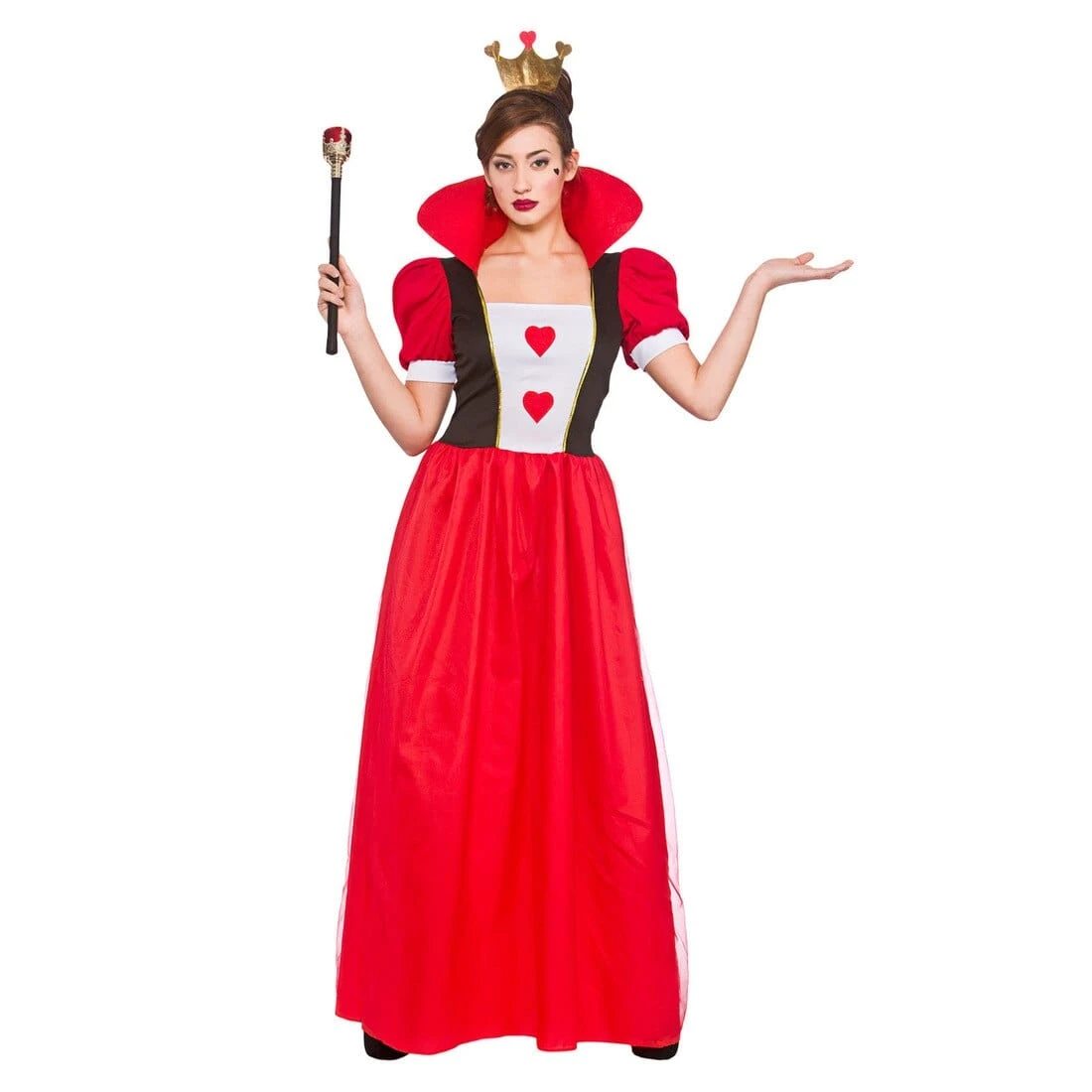 Womens Storybook Queen Fancy Dress Halloween Costume 3 Womens Storybook Queen Fancy Dress Halloween Costume