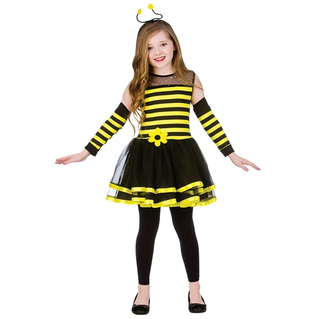Girls Bumblebee Animal Fancy Dress Halloween Costume 3 Girls Bumblebee Animal Fancy Dress Halloween Costume
