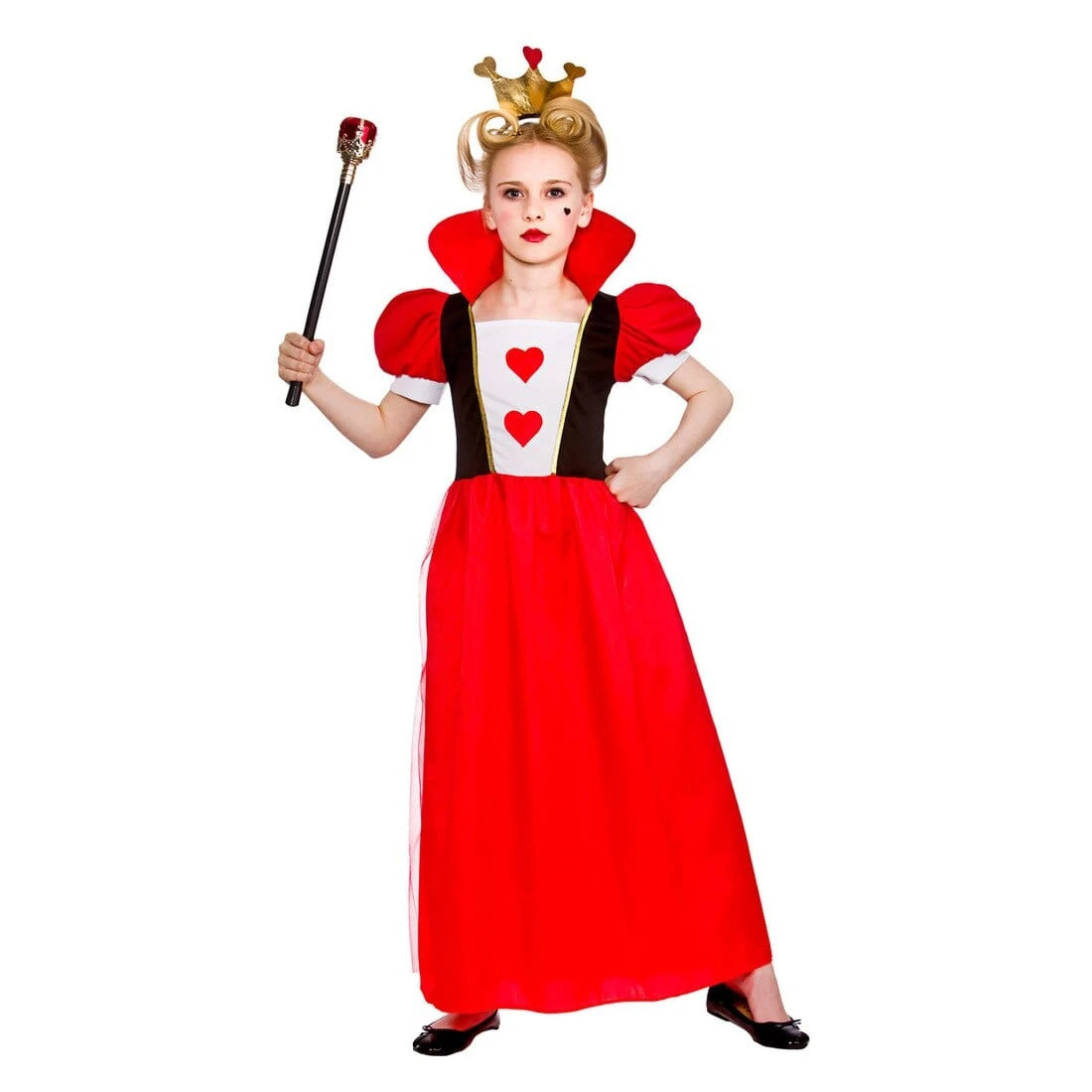 Girls Storybook Queen Fancy Dress Halloween Costume 3 Girls Storybook Queen Fancy Dress Halloween Costume