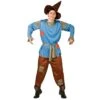 Mens Scarecrow Dorothy Wizard Fancy Dress Halloween Costume