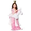 Kids Ride On Unicorn Fancy Dress Halloween Party Costume