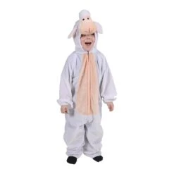 Kids Little White Lamb Fancy Dress Halloween Party Costume