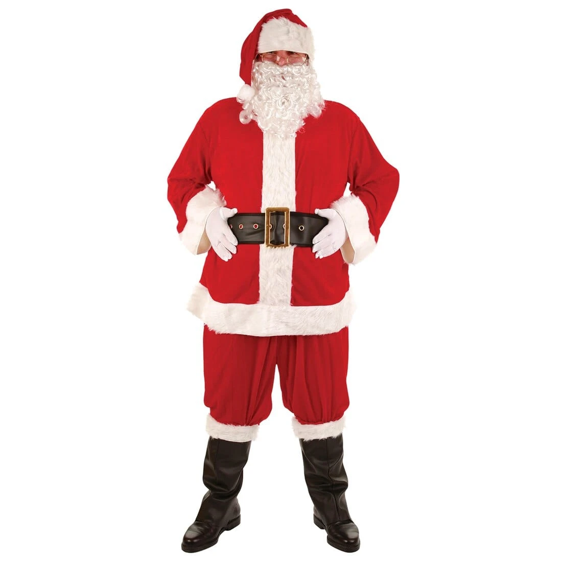 Adult Deluxe Complete Santa Claus Suit Christmas Fancy Dress 3 Adult Deluxe Complete Santa Claus Suit Christmas Fancy Dress