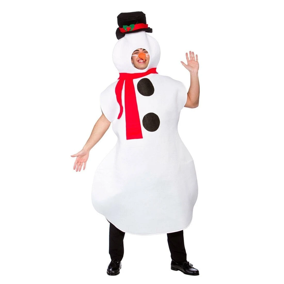 Snowman Fancy Dress Costume Adults Novelty Festive Party 3 Snowman Fancy Dress Costume Adults Novelty Festive Party