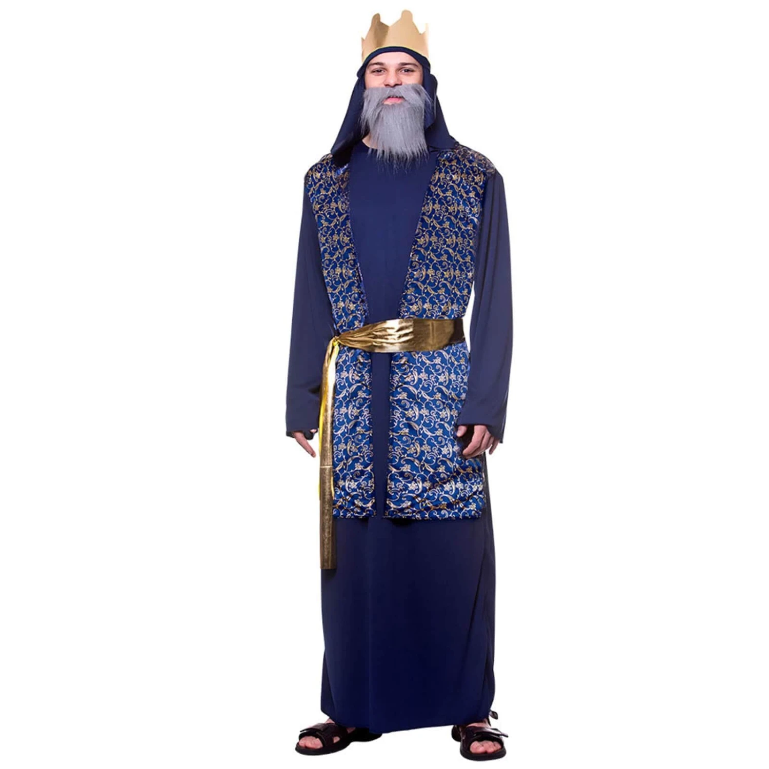 Adults Wise Man Costume Christmas Nativity Fancy Dress 3 Adults Wise Man Costume Christmas Nativity Fancy Dress