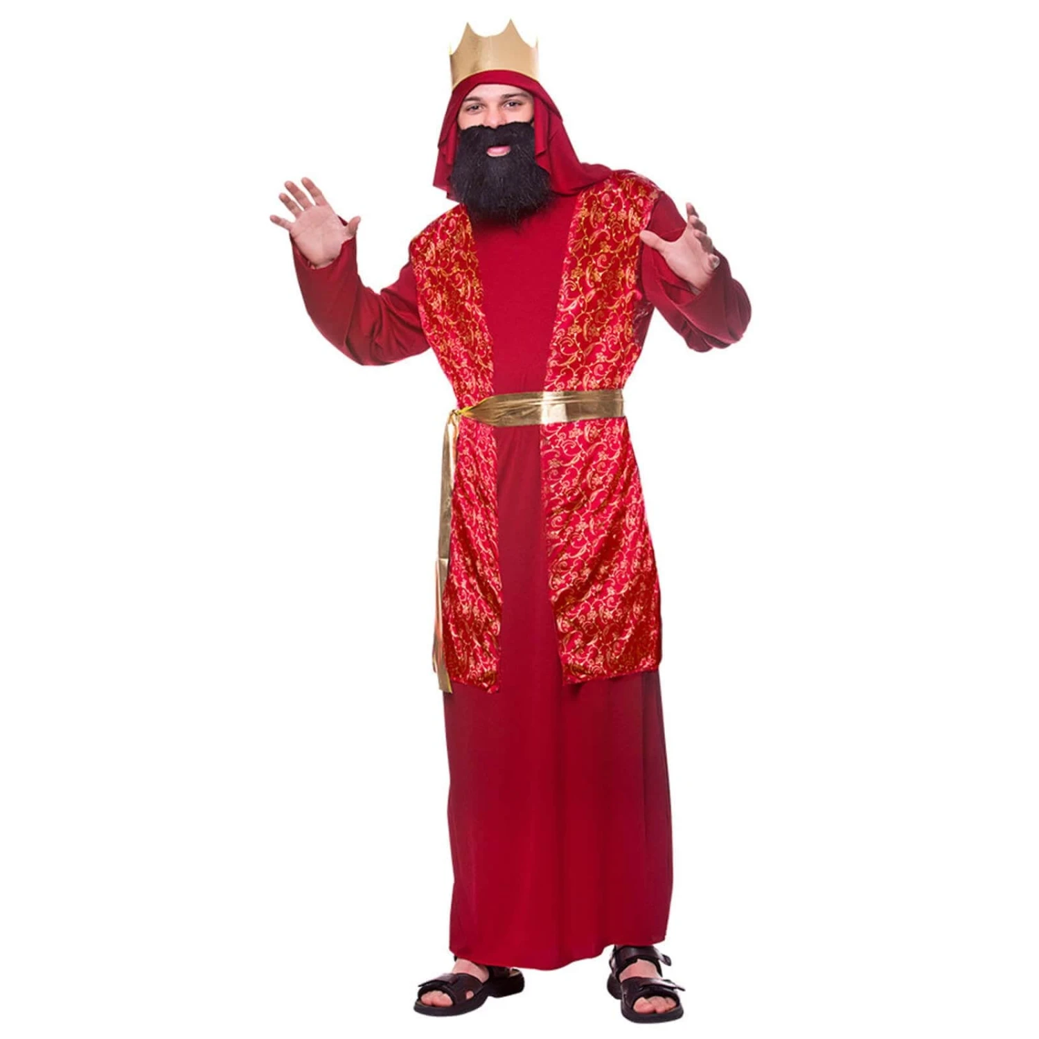 Adults Wise Man Costume Christmas Nativity Fancy Dress 4 Adults Wise Man Costume Christmas Nativity Fancy Dress - Image 2