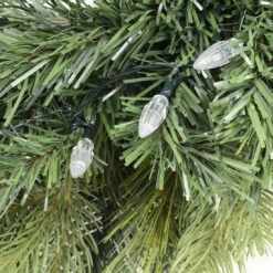 Christmas Wreath Pre-Lit Luxury Artificial Green Pine Tips -Halloween Supply Store XS4352 1600 4 64877.1544696583.1100.1100