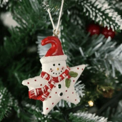 Set Of 6 Novelty Snowman Christmas Tree Decorations Boxed 20 Set Of 6 Novelty Snowman Christmas Tree Decorations Boxed -Halloween Supply Store XS4516 2