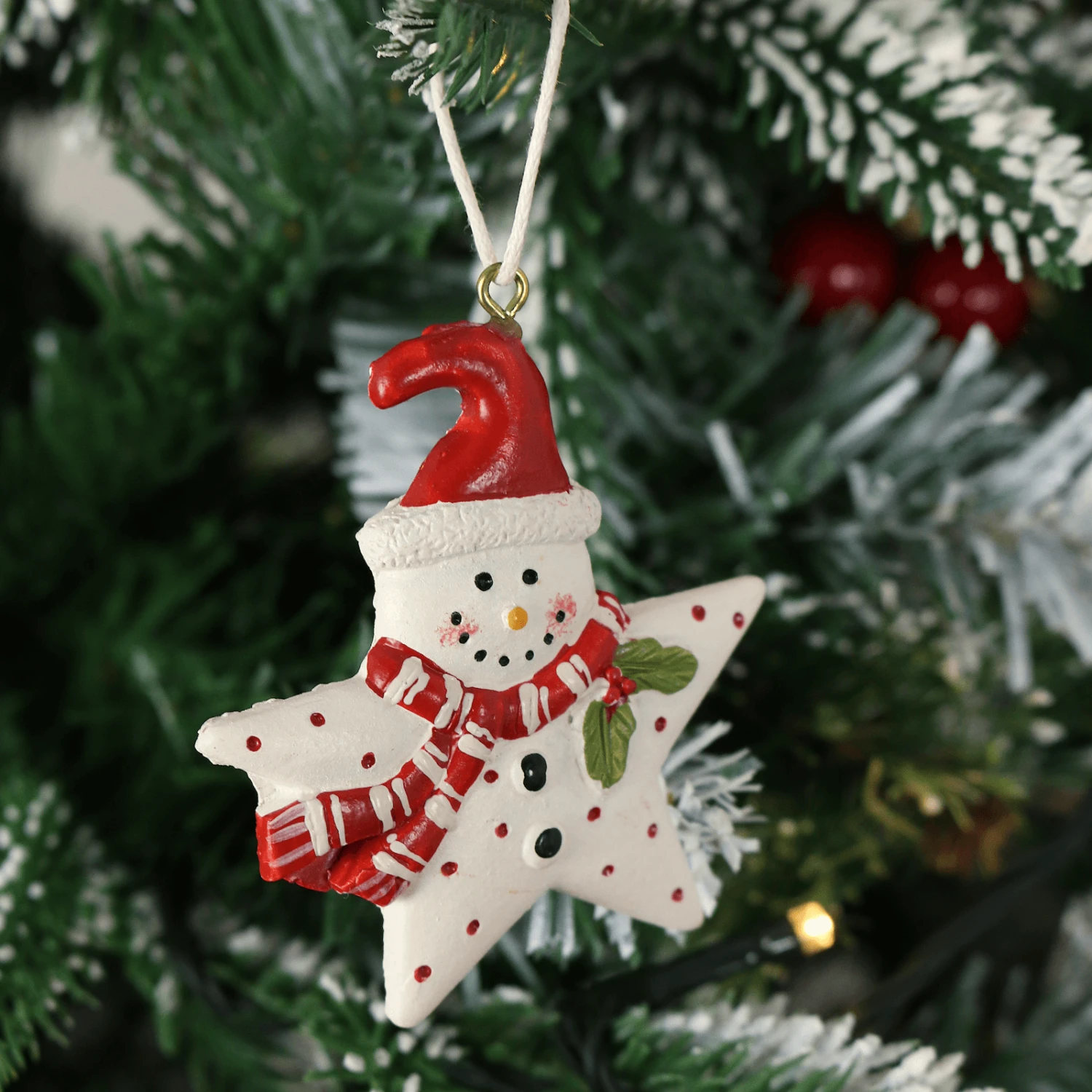 Set Of 6 Novelty Snowman Christmas Tree Decorations Boxed 11 Set Of 6 Novelty Snowman Christmas Tree Decorations Boxed - Image 9