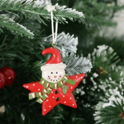 Set Of 6 Novelty Snowman Christmas Tree Decorations Boxed 21 Set Of 6 Novelty Snowman Christmas Tree Decorations Boxed -Halloween Supply Store XS4516